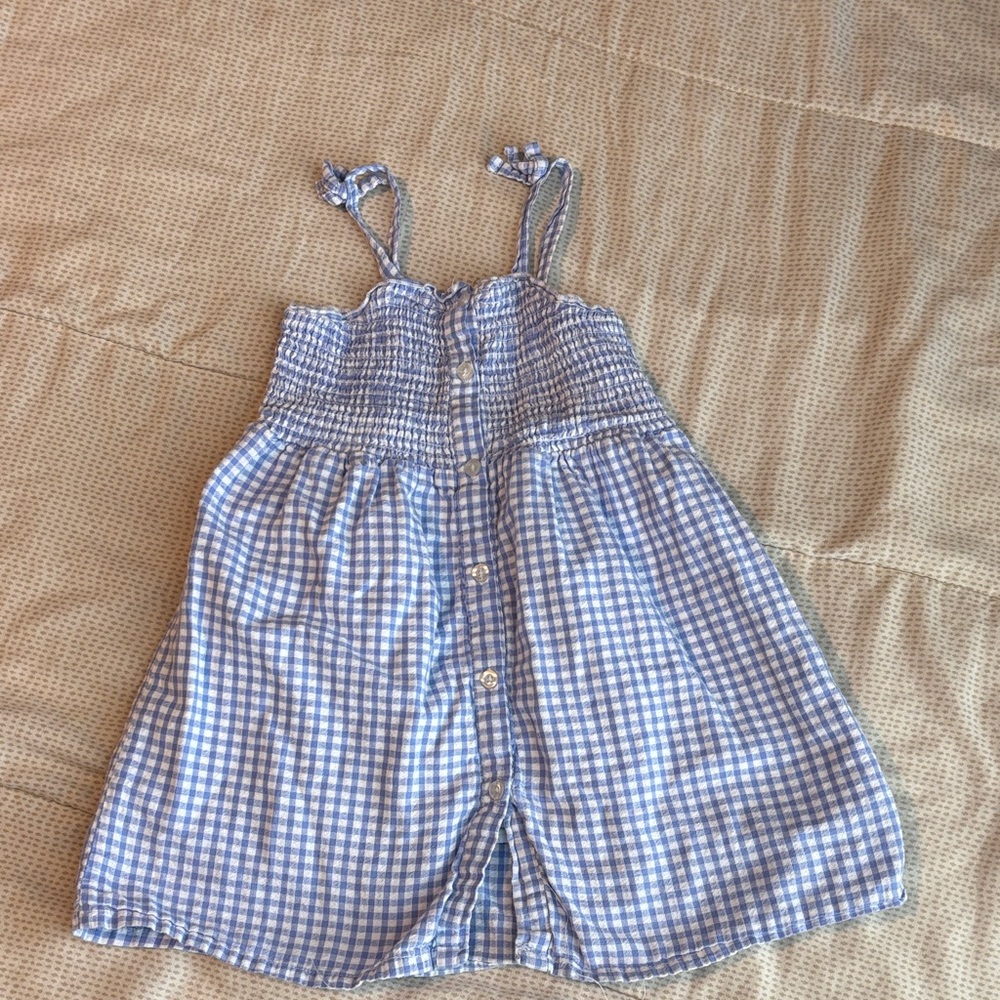 Chelsea & Violet Blue and White Gingham Sundress